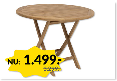 NOVA TEAK HAVEBORD - BLACK WEEK